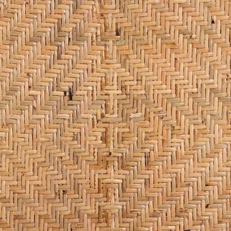 Adrena Rattan Bar Stool Natural Brown - Baxton Studio: Handmade, No Assembly, Bohemian Style