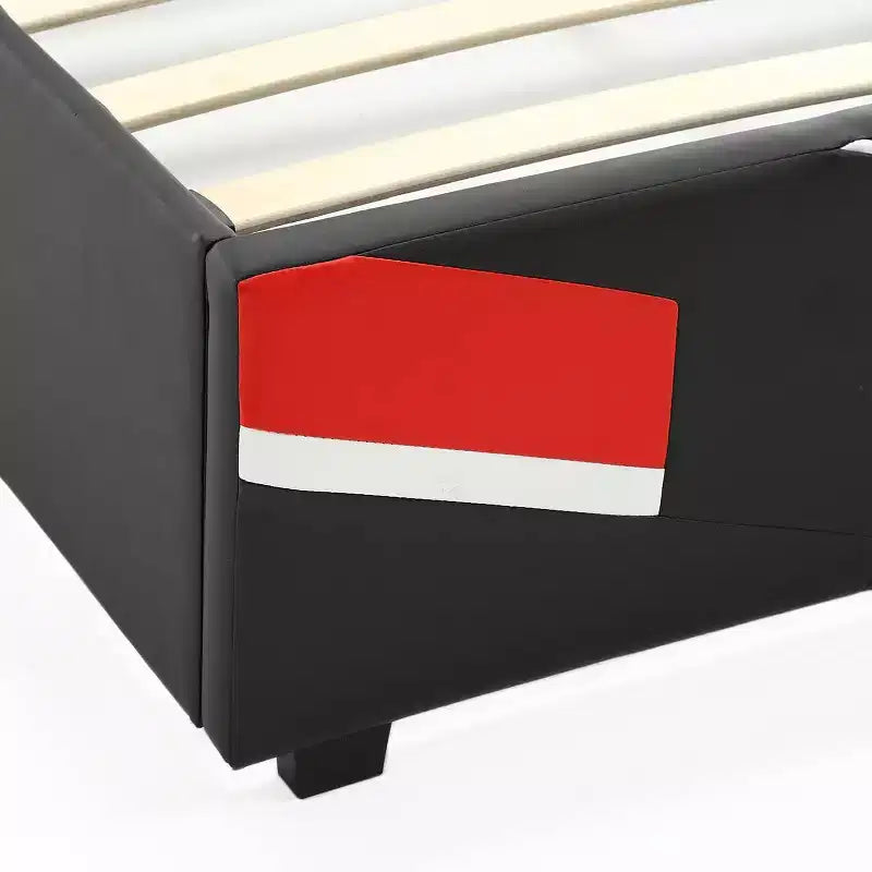Twin Orion Esports Gaming Bed Frame with TV Mount For TVs up to 32" Black/Red - X Rocker