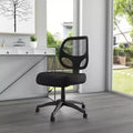 Commercial Grade Mesh Task Chair Black - Boss Office Products: Pneumatic Lift, Lumbar Support, 275 lbs Capacity