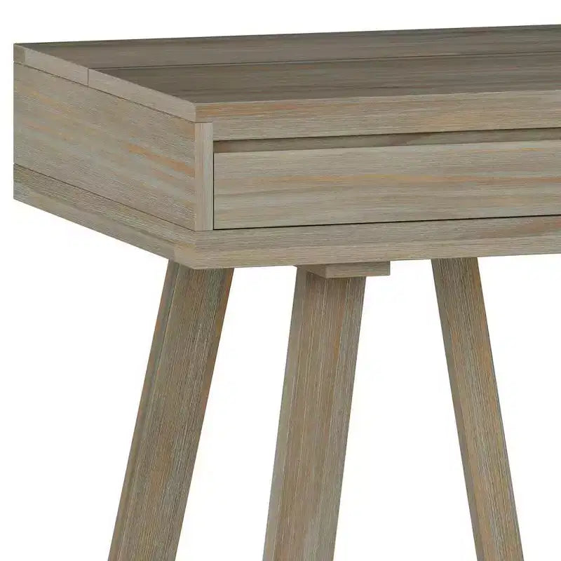 Atkins Flip Up Desk Distressed Gray - Wyndenhall