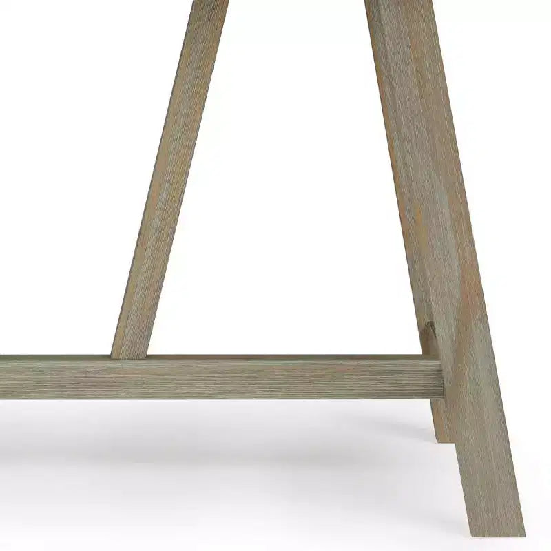 Atkins Flip Up Desk Distressed Gray - Wyndenhall