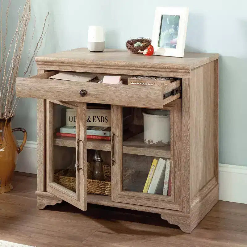Rollingwood Country Library Base Brushed Oak - Sauder