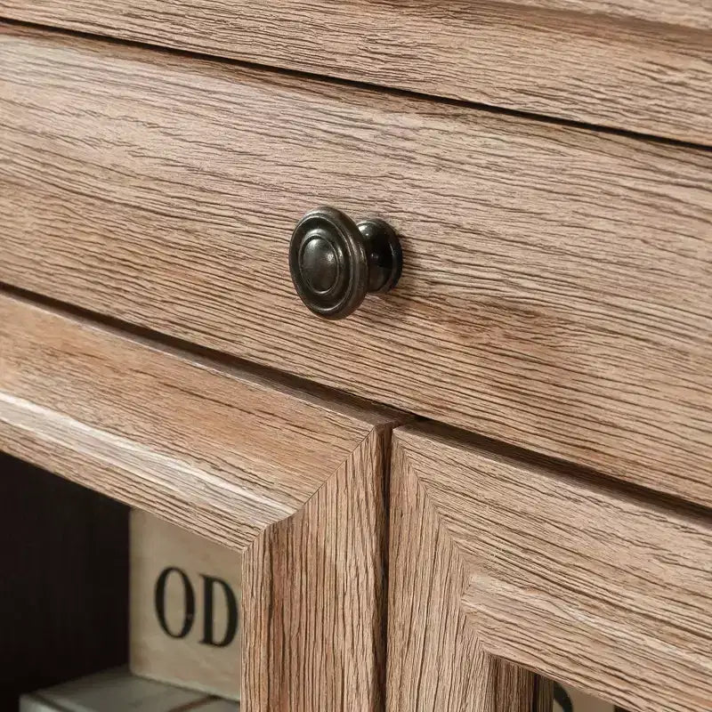 Rollingwood Country Library Base Brushed Oak - Sauder