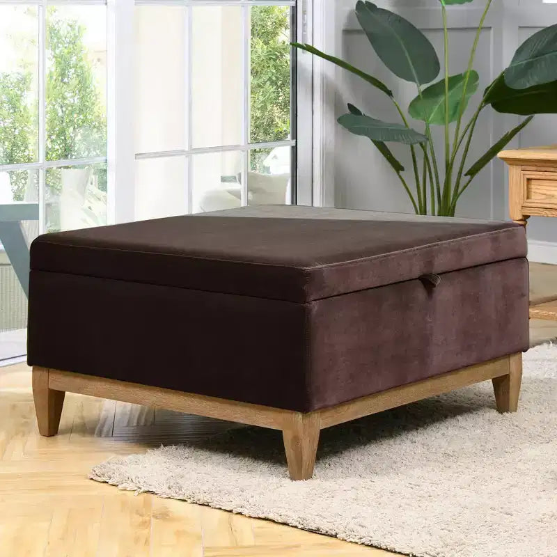 Jennifer Taylor Home Riley 16 Round Footstool Ottoman