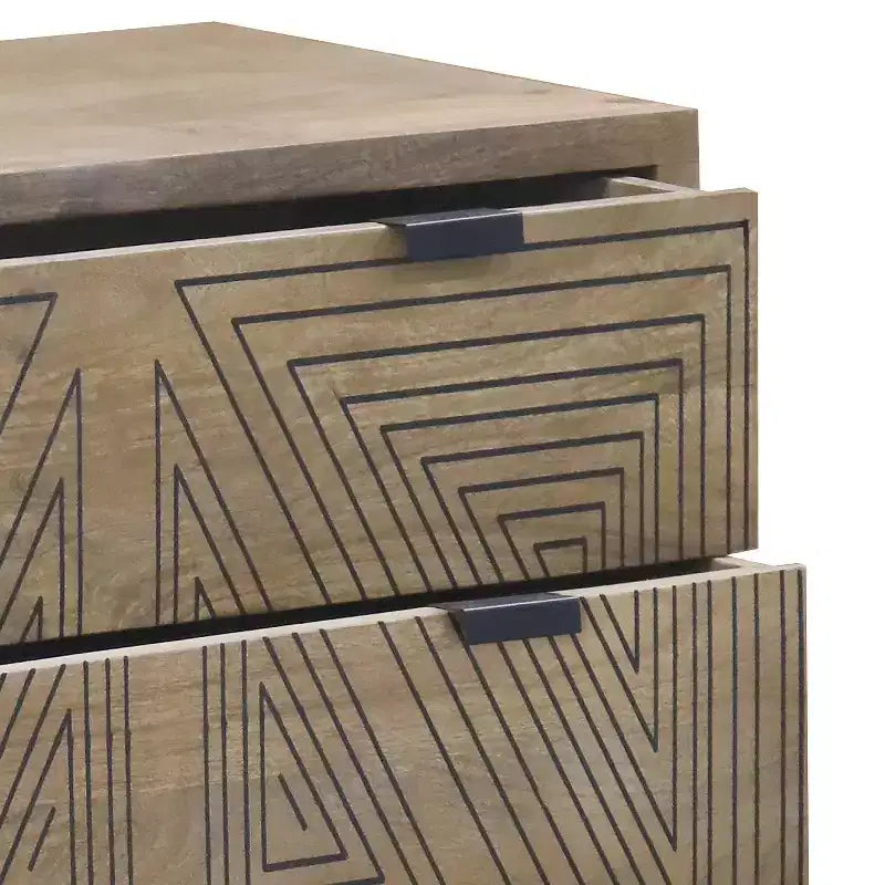 Amarily Mid-Century Modern 4 Drawer Accent Chest - HOMES: Inside + Out