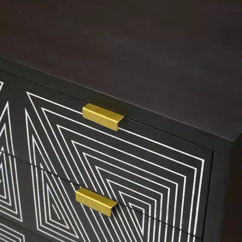 Amarily Mid-Century Modern 4 Drawer Accent Chest - HOMES: Inside + Out