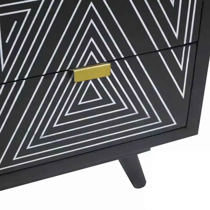 Amarily Mid-Century Modern 4 Drawer Accent Chest - HOMES: Inside + Out