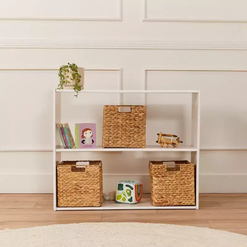 ECR4Kids Streamline 2-Shelf Double-Sided Storage Cabinet, 30in, Classroom Furniture