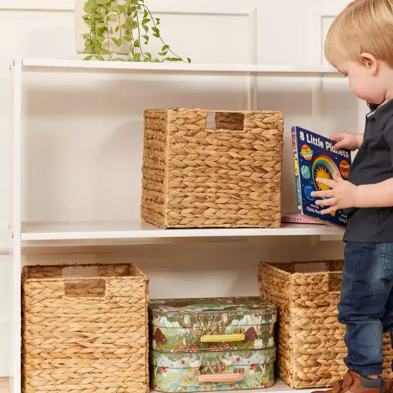 ECR4Kids Streamline 2-Shelf Double-Sided Storage Cabinet, 30in, Classroom Furniture