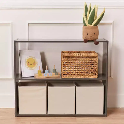 ECR4Kids Streamline 2-Shelf Double-Sided Storage Cabinet, 30in, Classroom Furniture