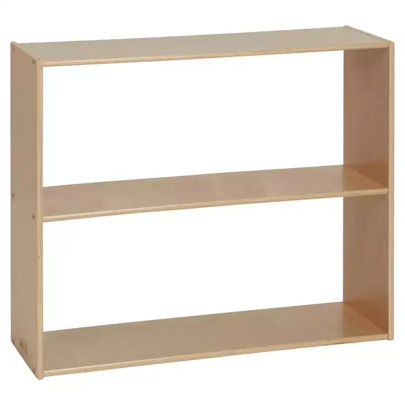 ECR4Kids Streamline 2-Shelf Double-Sided Storage Cabinet, 30in, Classroom Furniture