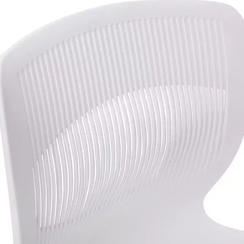 Flash Furniture HERCULES Series Commercial Grade 770 lb. Capacity Ergonomic Stack Chair with Lumbar Support and Steel Frame