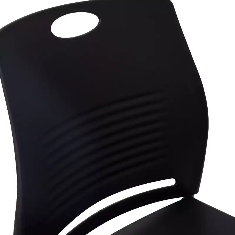 Flash Furniture HERCULES Series Commercial Grade 660 lb. Capacity Plastic Stack Chair with Powder Coated Sled Base Frame and Integrated Carrying Handle