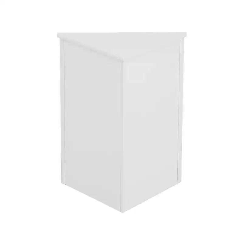 Rustic Corner Bathroom Storage Cabinet with Adjustable Shelves, Freestanding Floor Wood Cabinet - ModernLuxe