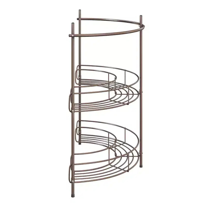 Lavish Home Pedestal Under Sink Organizer, Bronze