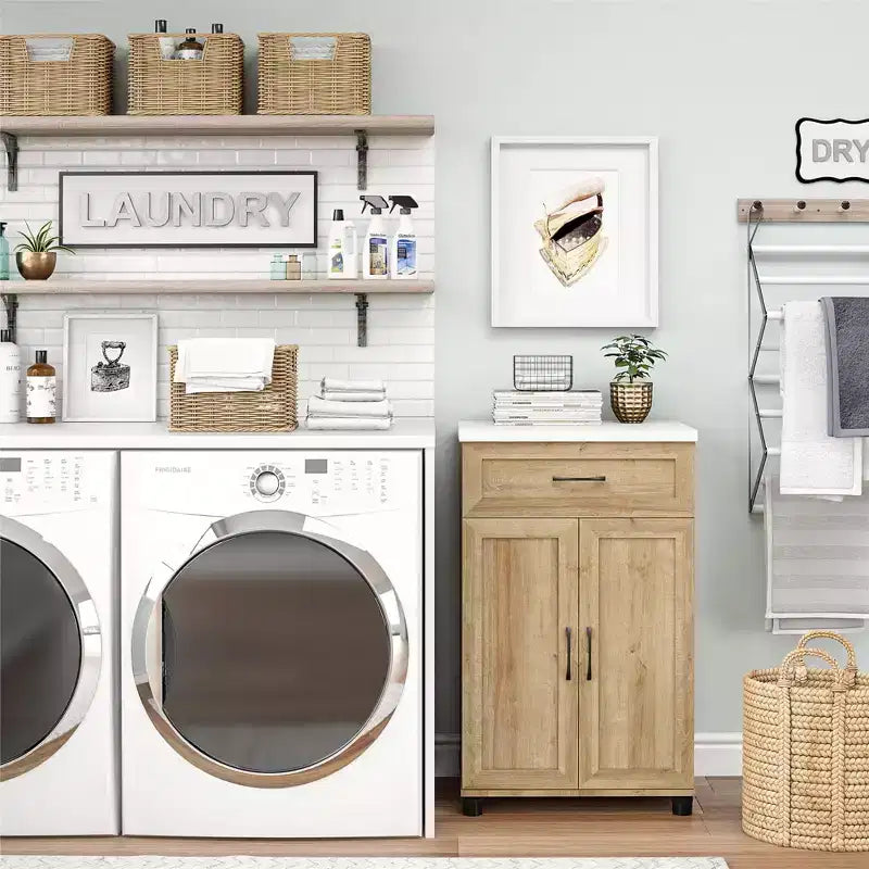 RealRooms Basin Framed 2 Door/1 Drawer Base Cabinet