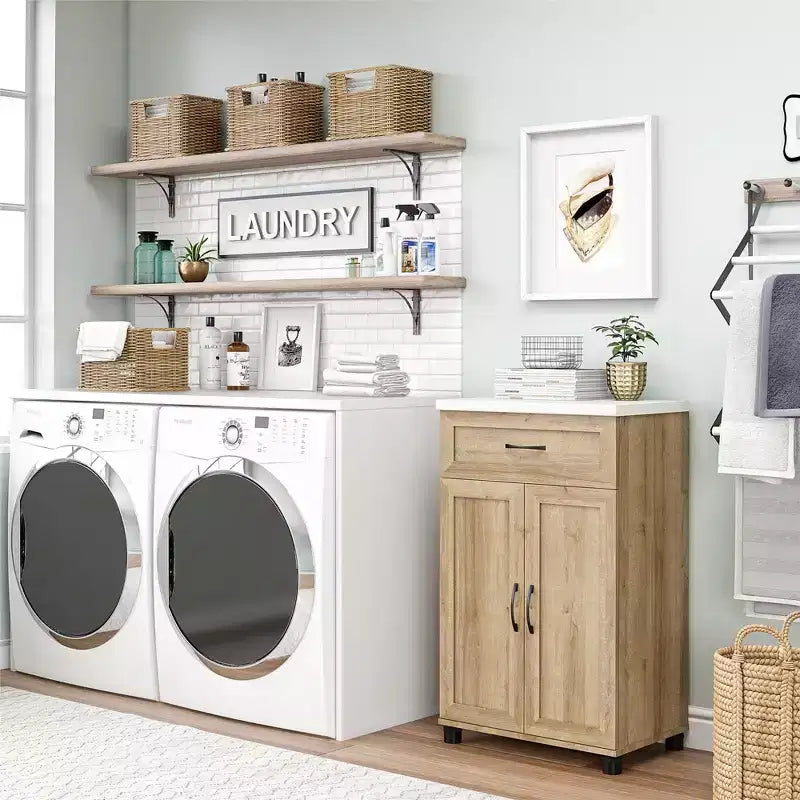 RealRooms Basin Framed 2 Door/1 Drawer Base Cabinet