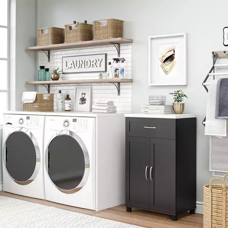 RealRooms Basin Framed 2 Door/1 Drawer Base Cabinet