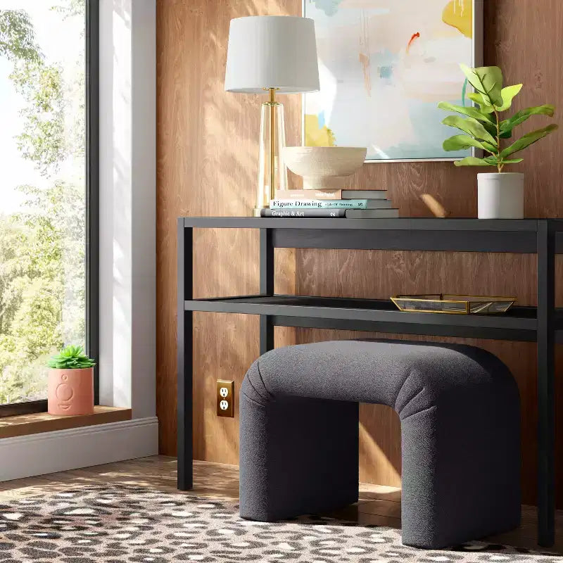 Cicely Waterfall Ottoman - Threshold