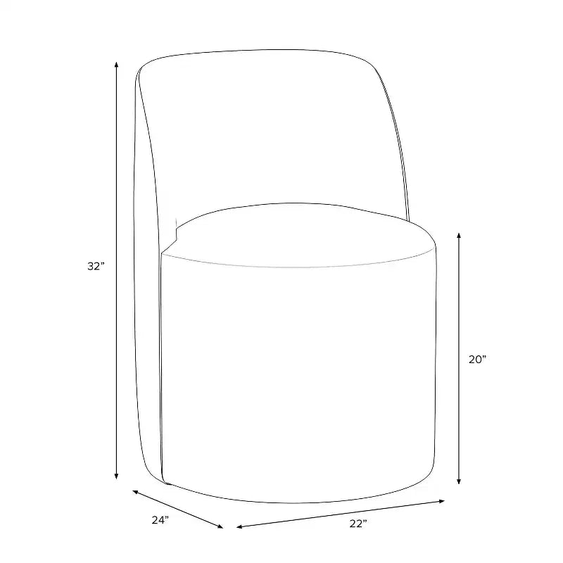 Jessa Dining Chair in Boucle - Threshold