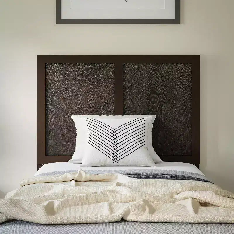 Flash Furniture Oliver Paneled Wooden Adjustable Headboard for Universal Metal Bed Frames
