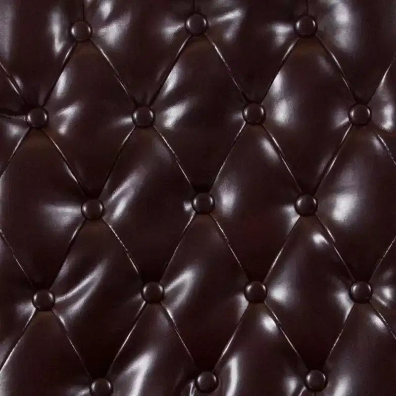 Emma and Oliver 2 PK Upholstered Rolled Back Parson's Chair with Nailhead Trim & Finished Frame with Plastic Floor Glides