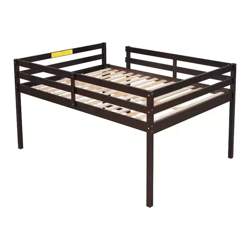 Full Size Wood Loft Bed with Ladder-ModernLuxe