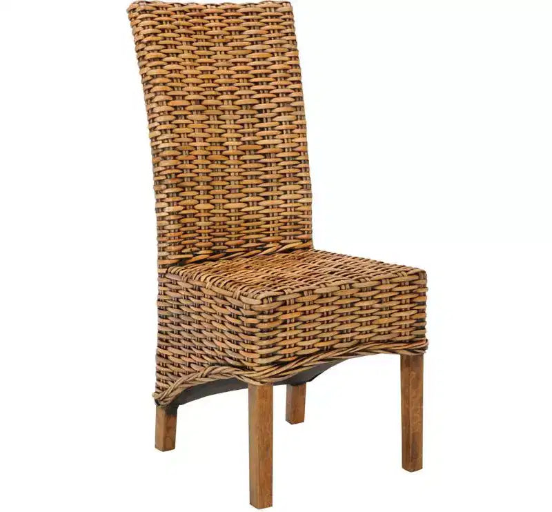 Isla Side Chair (Set of 2) - FOX6506 - Brown/Teak Brown - Safavieh Couture