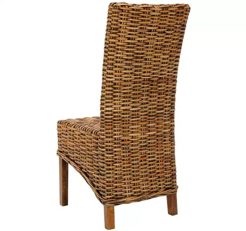 Isla Side Chair (Set of 2) - FOX6506 - Brown/Teak Brown - Safavieh Couture