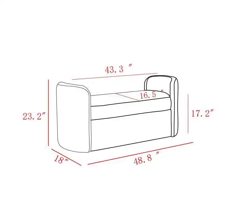 Springdell Rounded Bench - Threshold designed with Studio McGee