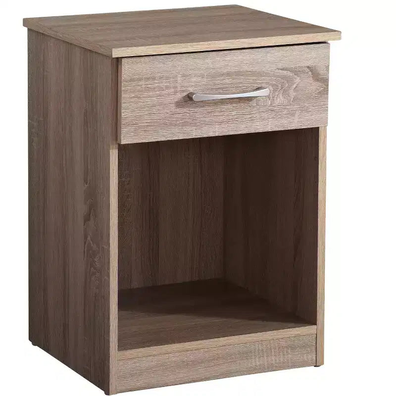 Passion Furniture Lindsey 1-Drawer Nightstand (24 in. H x 18 in. W x 16 in. D)