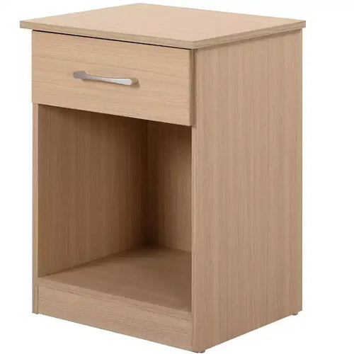 Passion Furniture Lindsey 1-Drawer Nightstand (24 in. H x 18 in. W x 16 in. D)