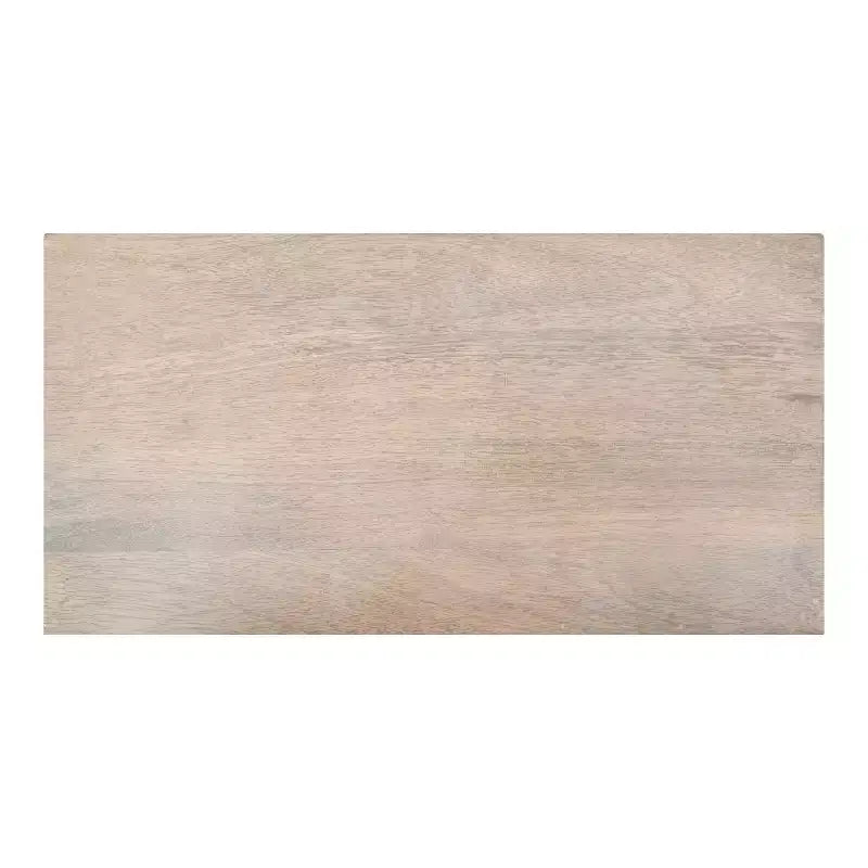 Kate and Laurel Karlsen Wood and Metal Slim Side Table