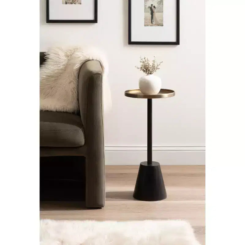 Kate and Laurel Tira Round Side Table