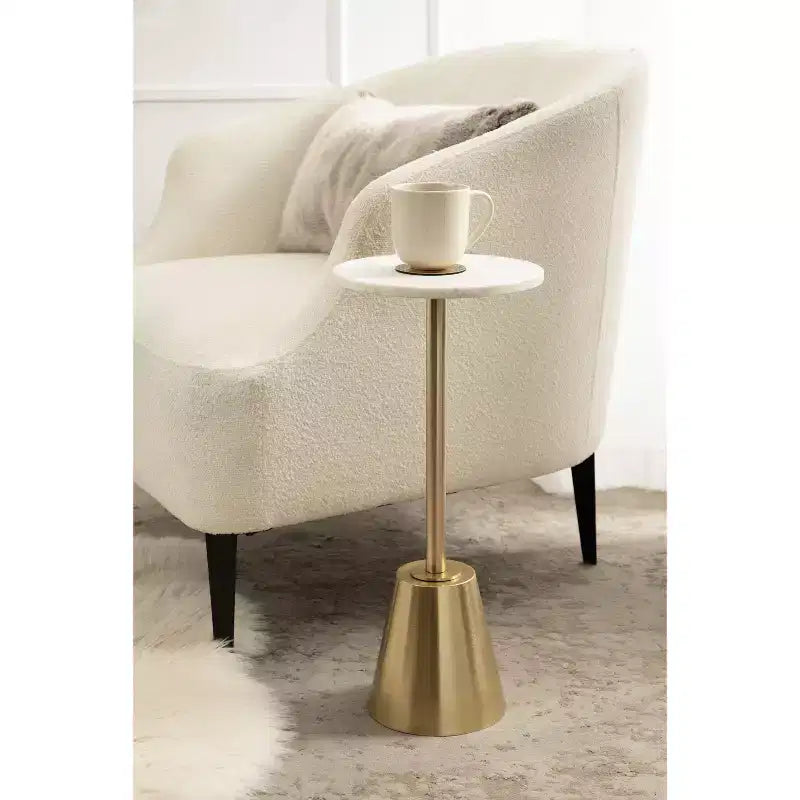 Kate and Laurel Tira Round Side Table