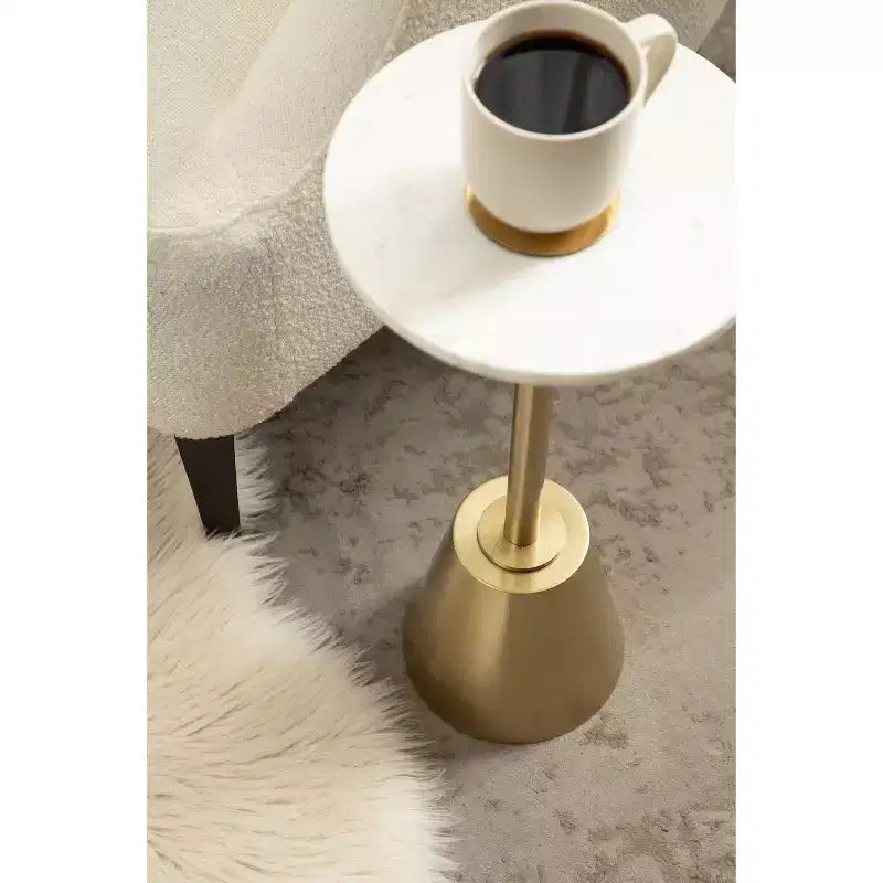 Kate and Laurel Tira Round Side Table