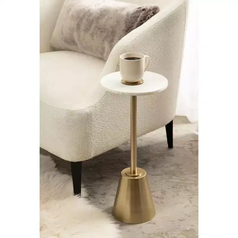 Kate and Laurel Tira Round Side Table