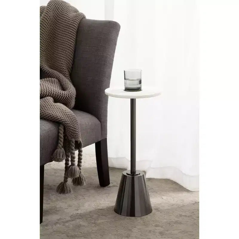 Kate and Laurel Tira Round Side Table