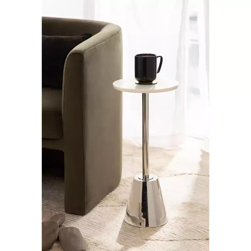 Kate and Laurel Tira Round Side Table