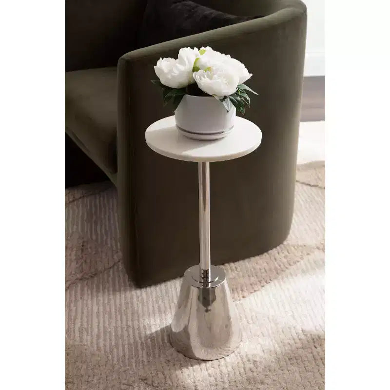 Kate and Laurel Tira Round Side Table