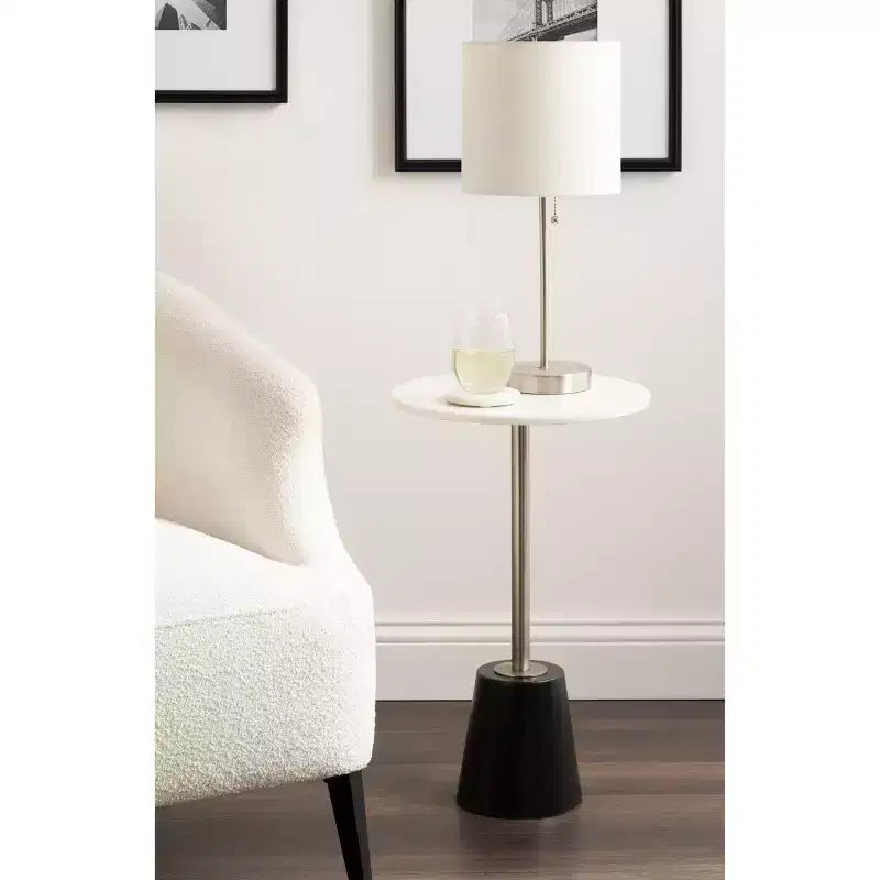 Kate and Laurel Tira Round Side Table