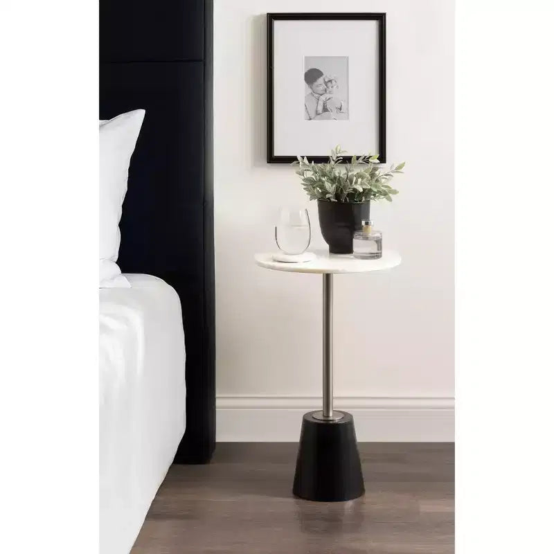 Kate and Laurel Tira Round Side Table