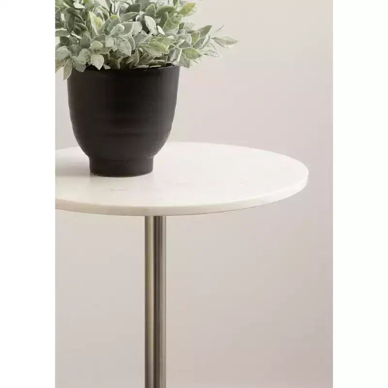 Kate and Laurel Tira Round Side Table