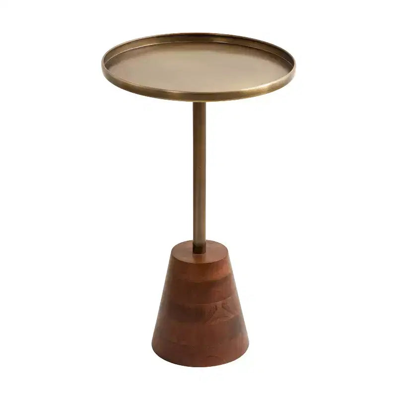 Kate and Laurel Tira Round Side Table